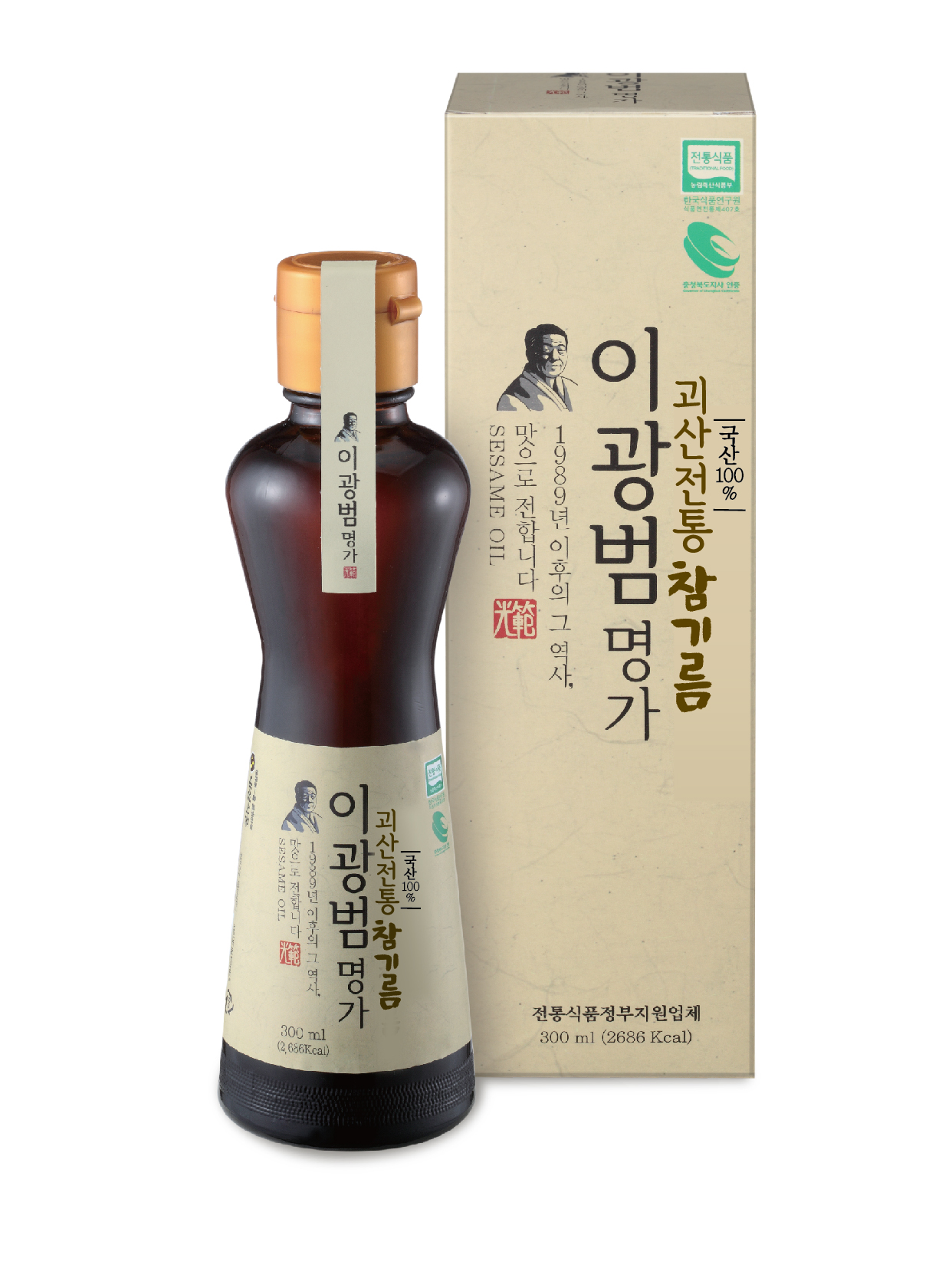 태성식품 이광범명가 참기름 160ml / 300ml