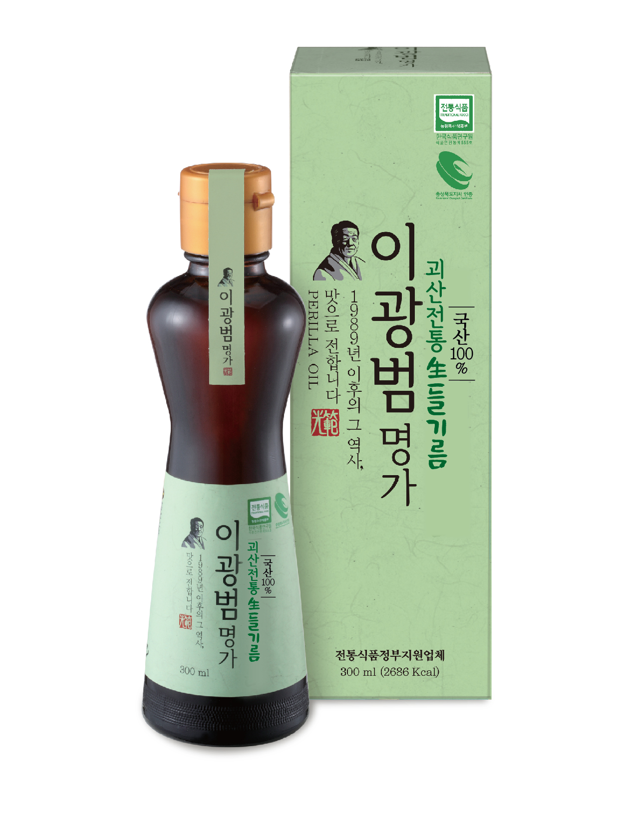 태성식품 이광범명가 들기름 160ml / 300ml